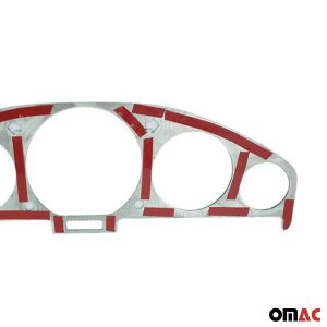 Mercedes W140 Speedometer Frame - Omac - 1 Pc - Walnut - '91-'98 Mercedes W140 Speedometer Frame - Omac - 1 Pc - Walnut - '91-'98